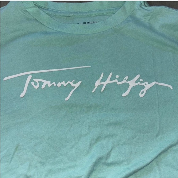 KIDS Tommy Hilfiger Mint T-shirt - Picture 3 of 5